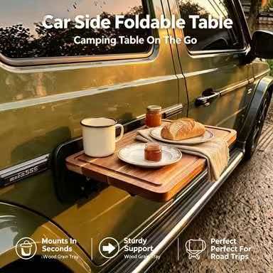Outdoor Camping Table Foldable - Outdoor Camping Picnic Car Side Foldable