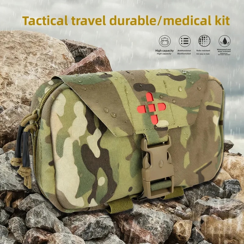 First Aid Kit Camping - Tactical Outdoor Medical Emergency Kit MOLLE