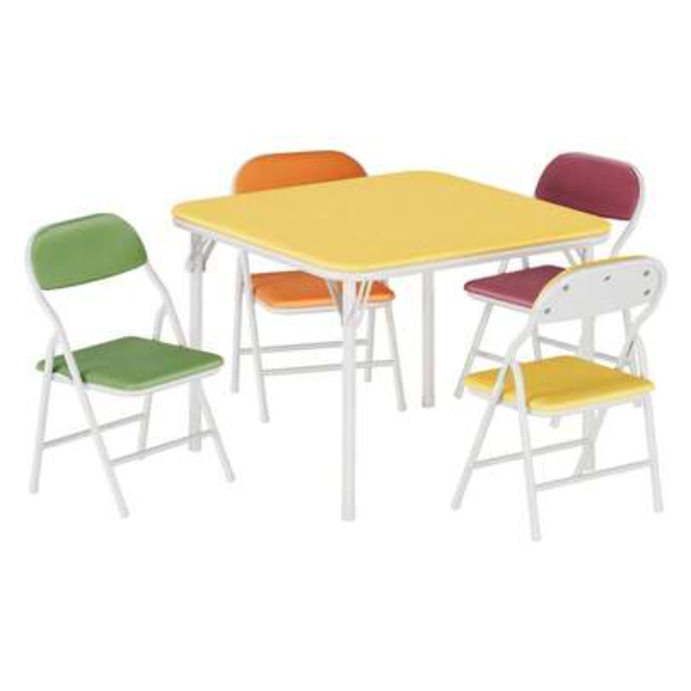 Outdoor Camping Table Foldable - Foldable Square Table and Chairs Set