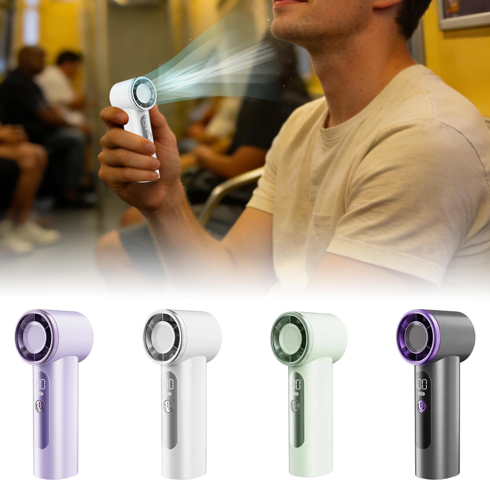 USB Rechargeable Mini Handheld - đánh giá và giá Outdoor Camping Fans