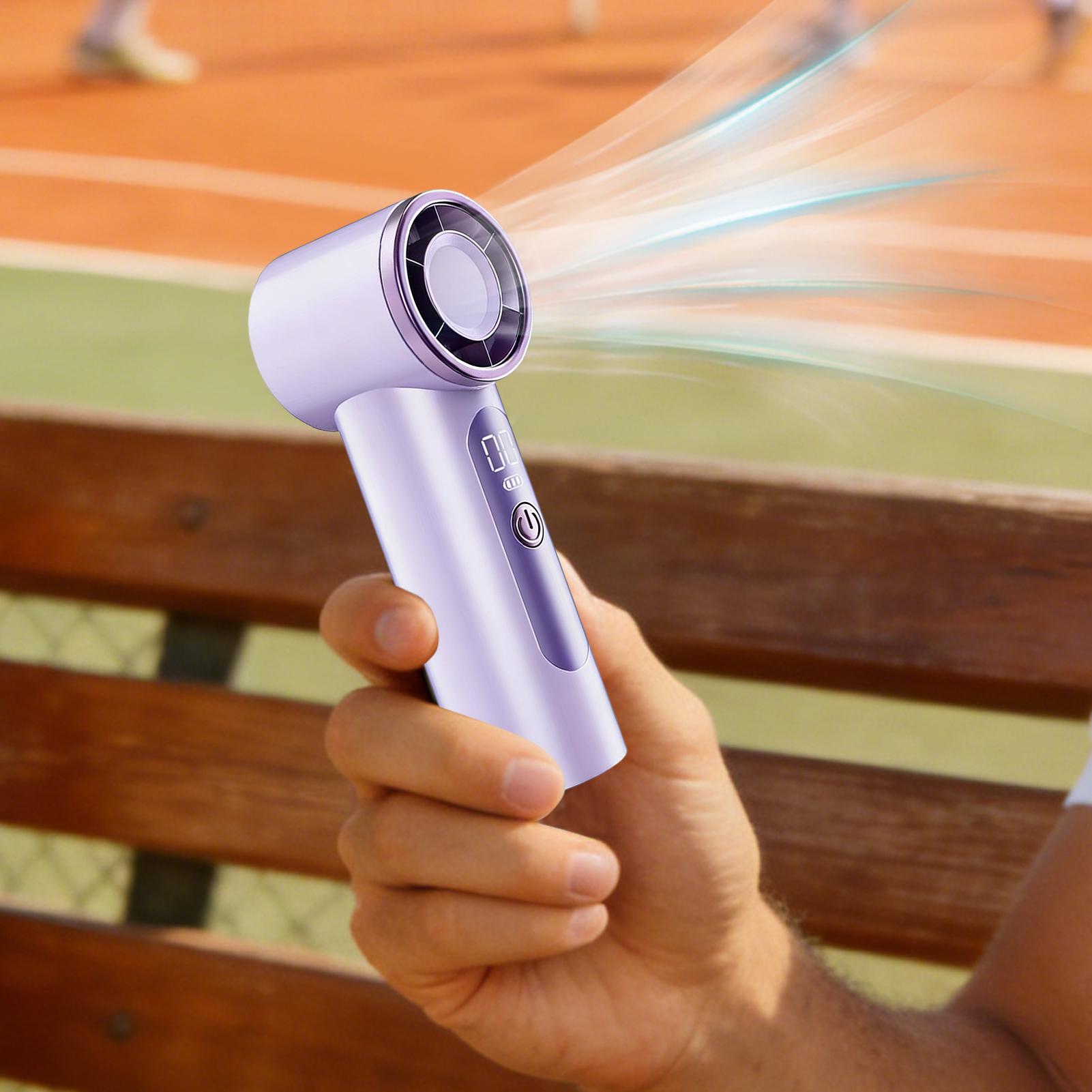 USB Rechargeable Mini Handheld - đánh giá và giá Outdoor Camping Fans