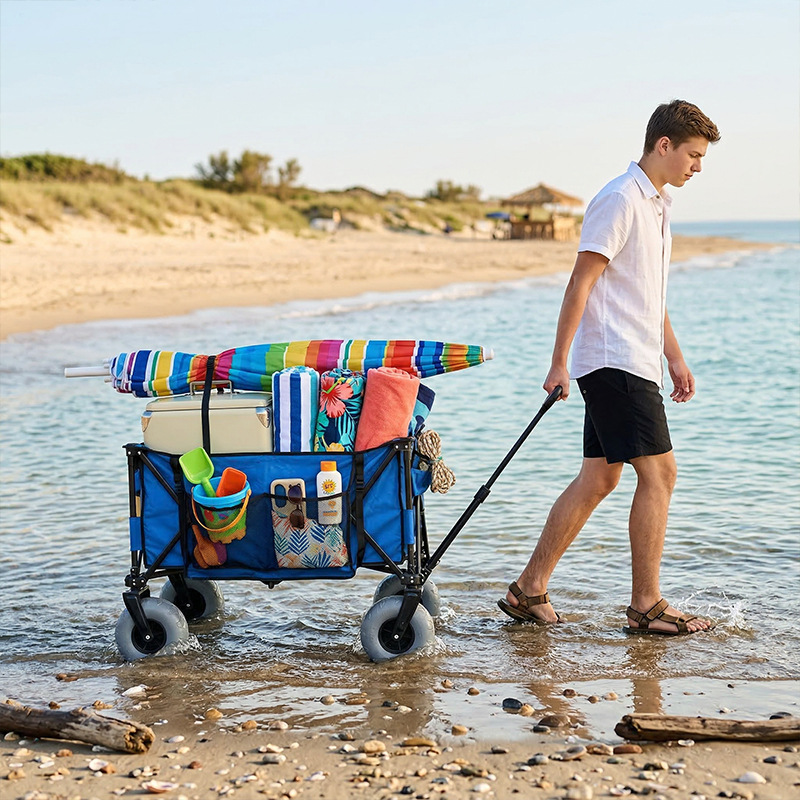 Foldable Metal Beach Wagon Qui - đánh giá và giá Outdoor Camping Table Foldable