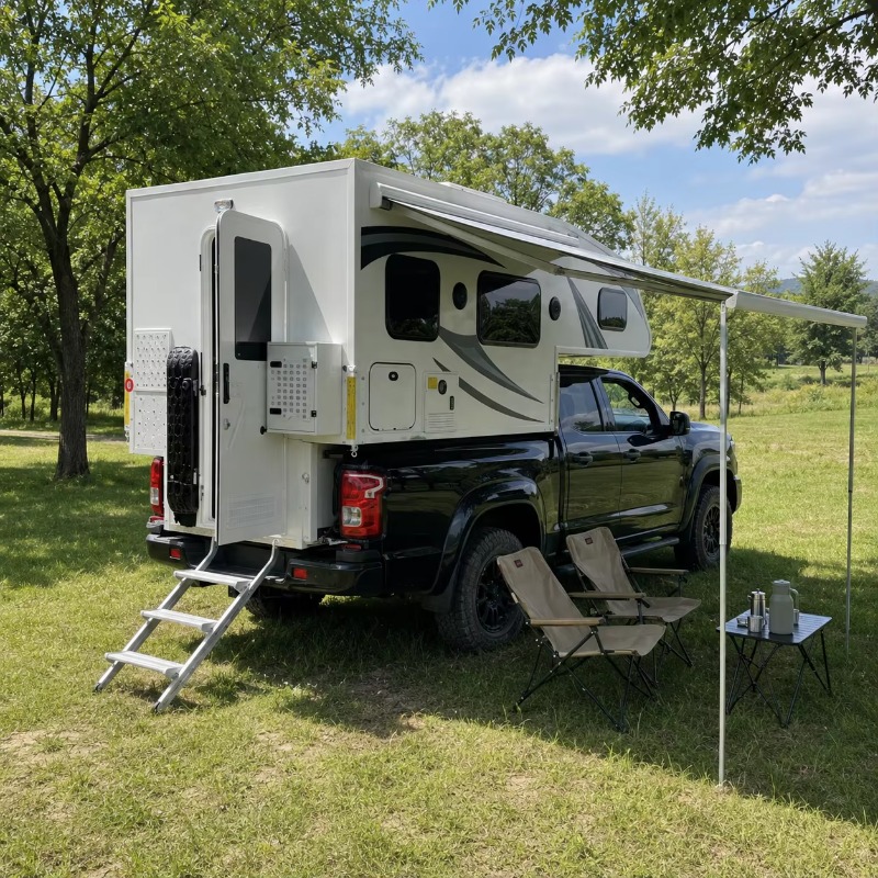 Slide-in 4WD Quad Truck Camper - đánh giá và giá Camping Quad