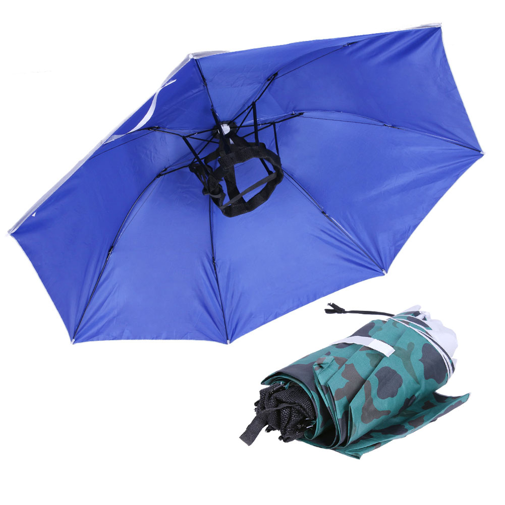 Foldable Head Umbrella Hat Rai - đánh giá và giá Outdoor Camping Umbrella