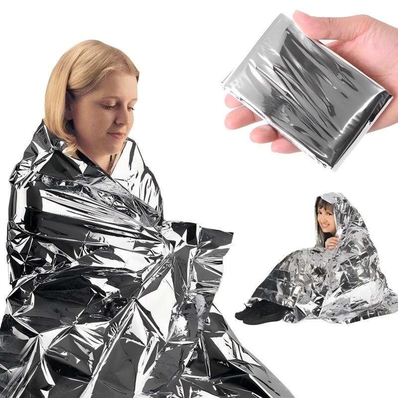 4 pcs Emergency Blanket Outdoo - đánh giá và giá First Aid Kit Camping