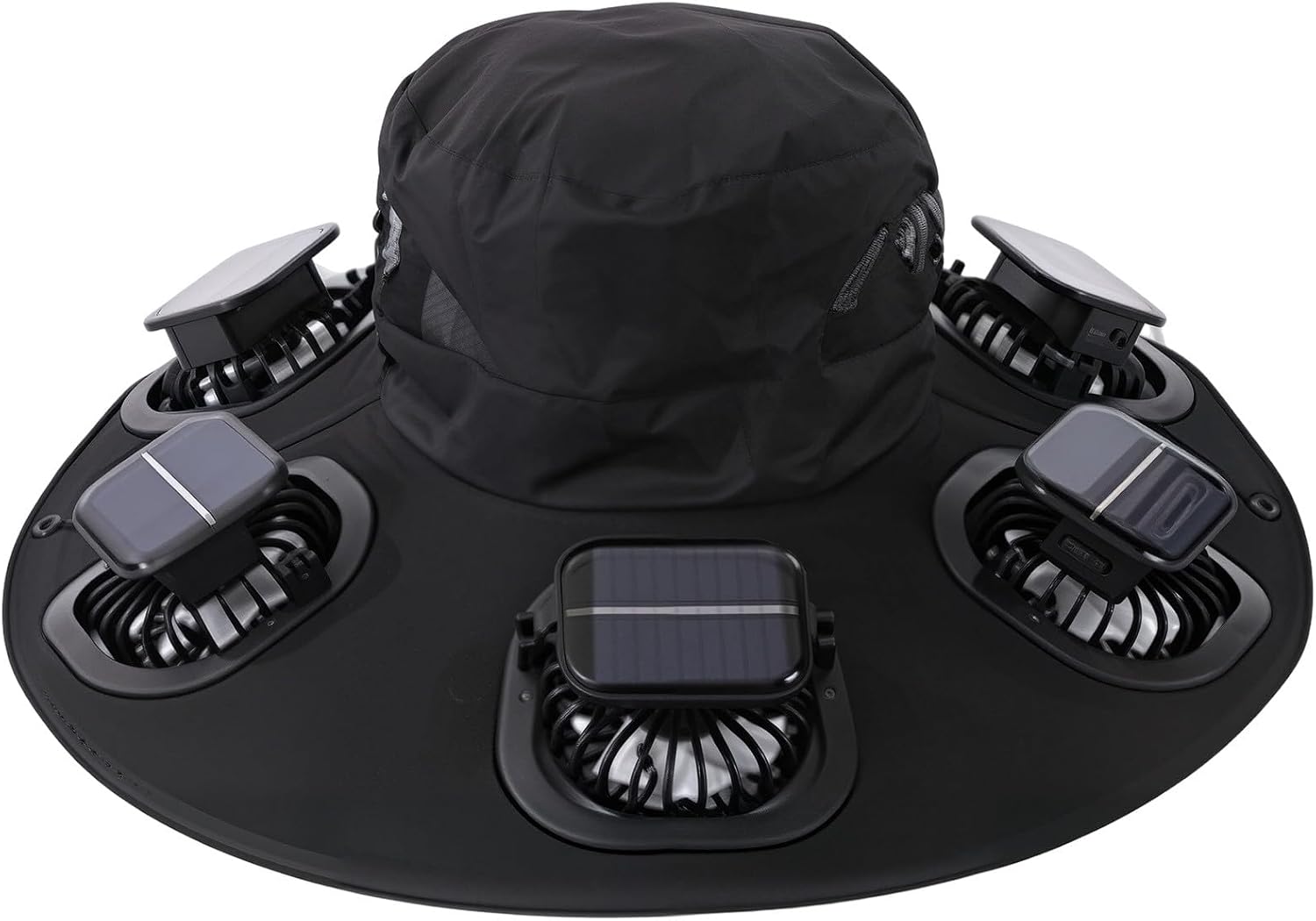 Hot 6 Fans Solar Fan Hat Breat - đánh giá và giá Outdoor Camping Fans