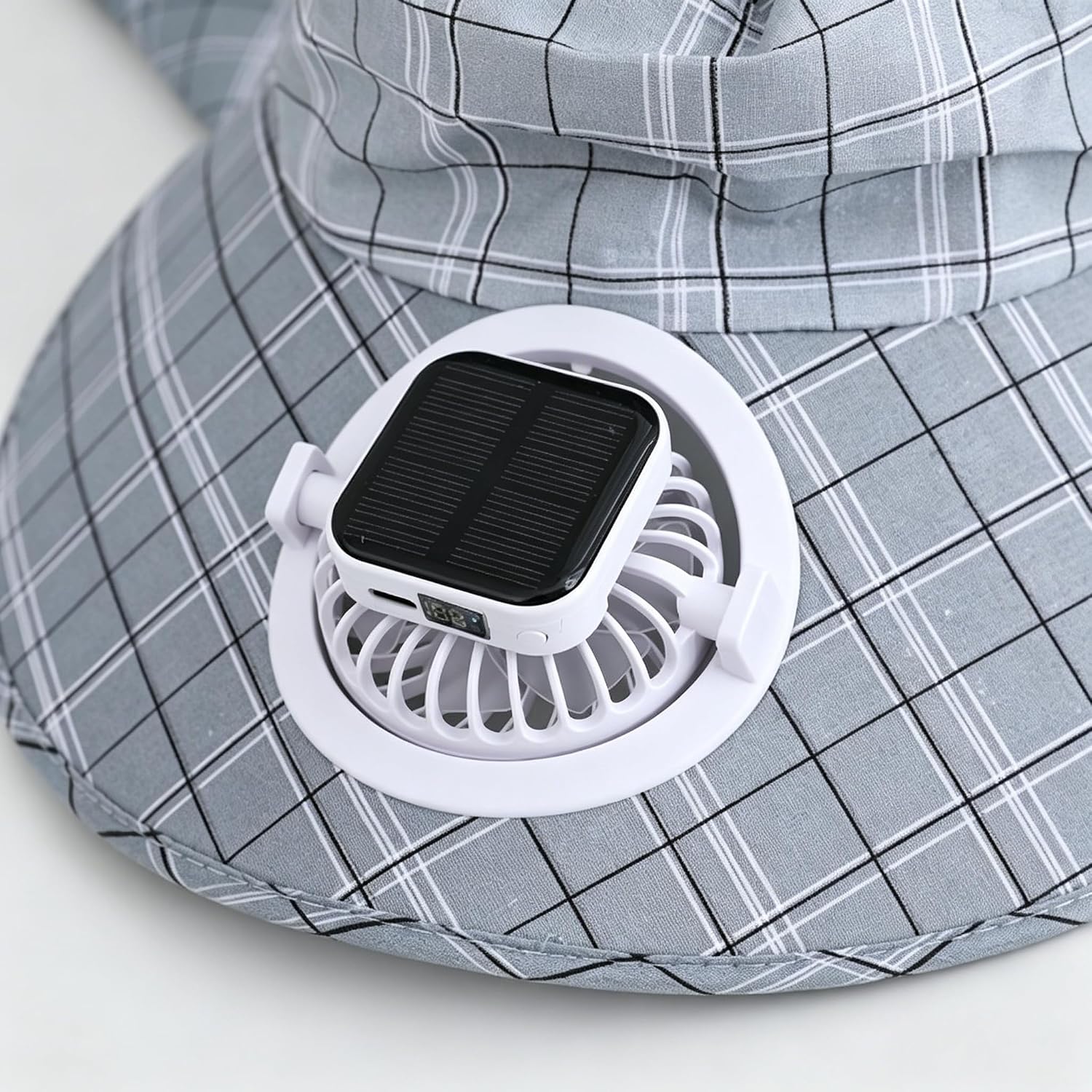 1PC Solar Power Neck Guard Fan - đánh giá và giá Outdoor Camping Fans