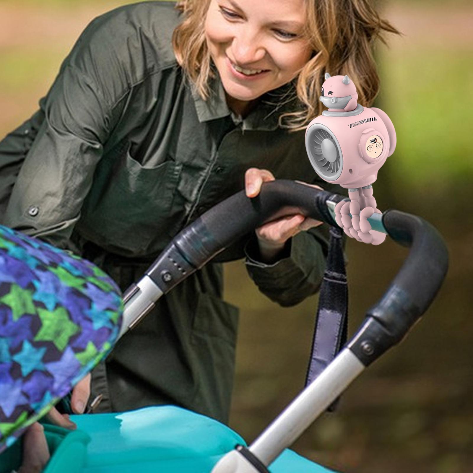 Stroller Misting Fan Clip Fan  - đánh giá và giá Outdoor Camping Fans
