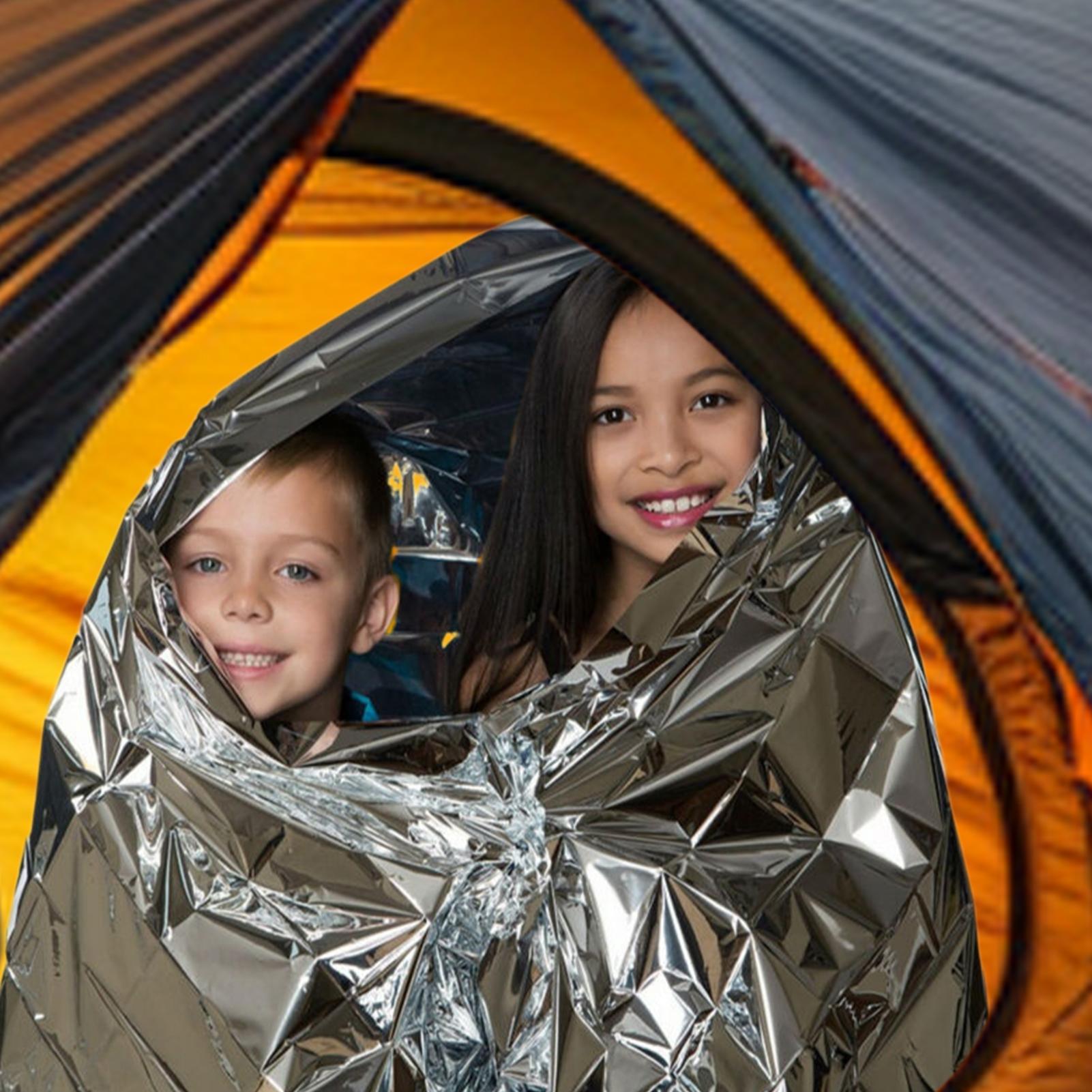 1PC Emergency Blanket Windproo - đánh giá và giá First Aid Kit Camping