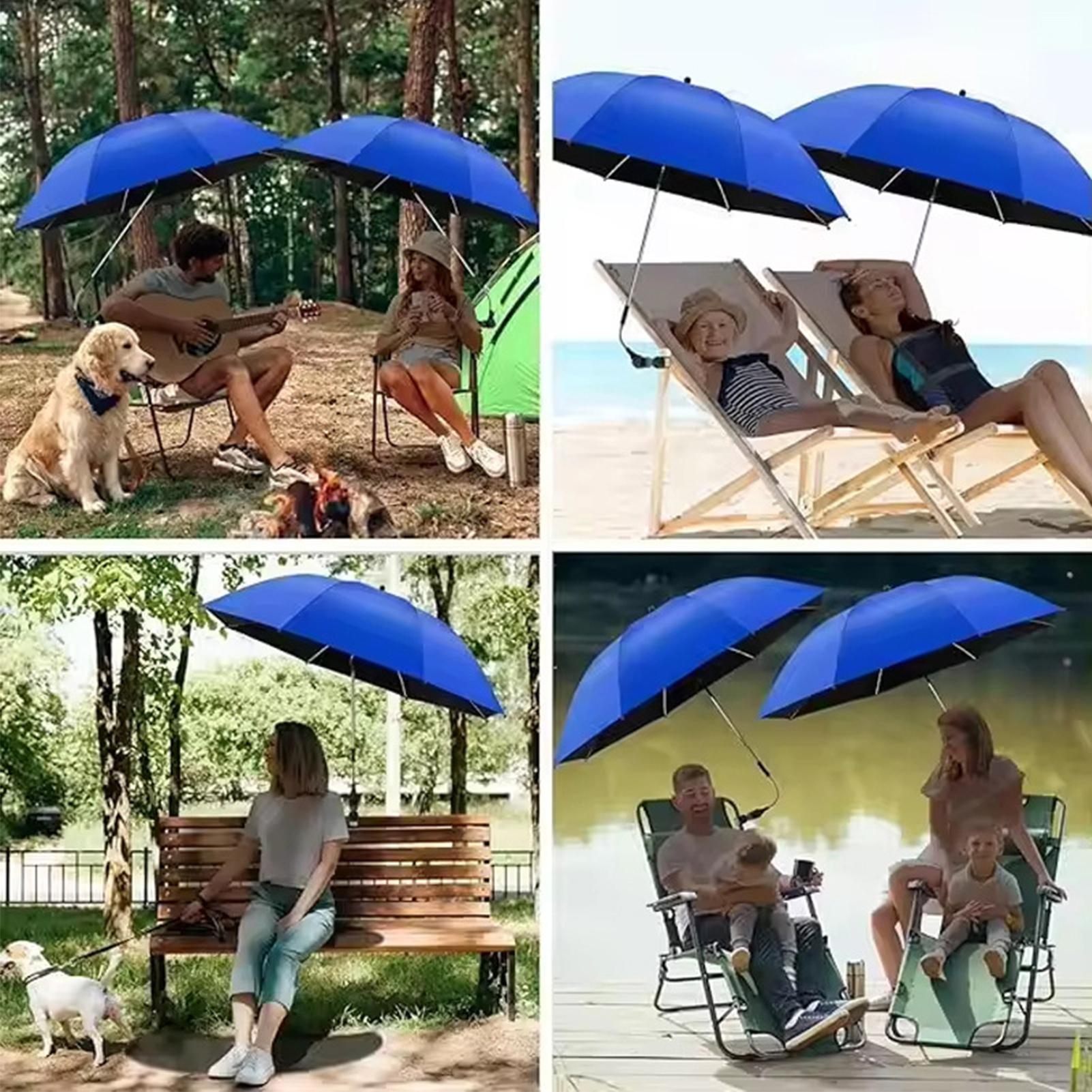 360 Adjustable Beach sun umbre - đánh giá và giá Outdoor Camping Umbrella