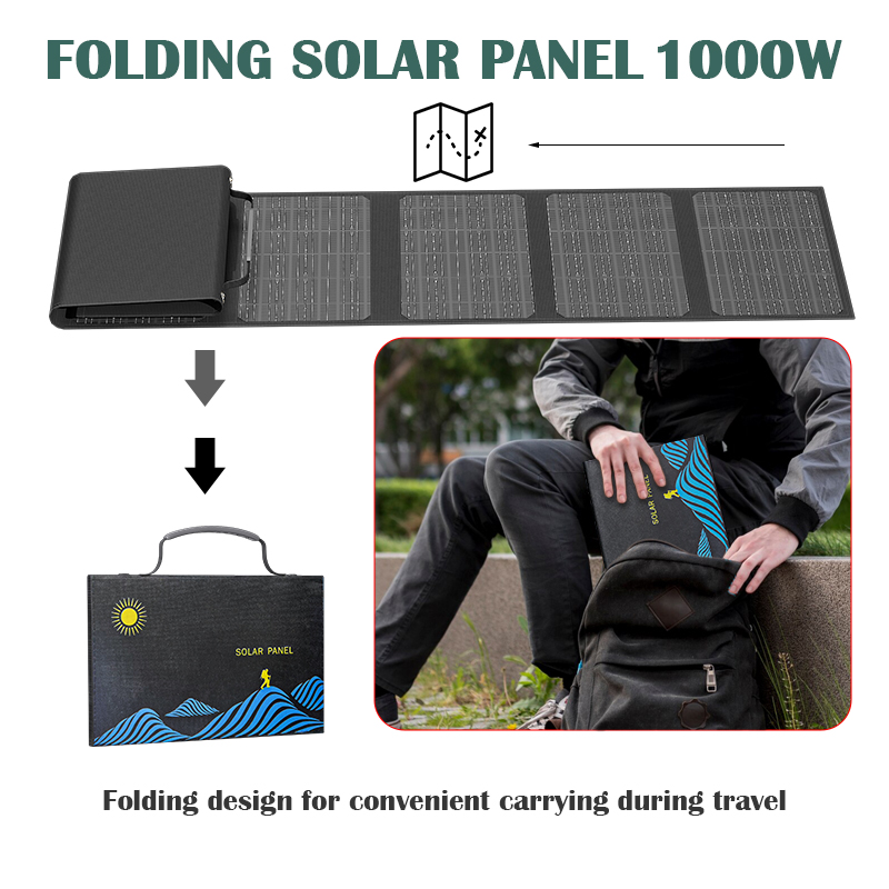1000W Foldable Solar Panel USB - đánh giá và giá Zd Outdoor Camping