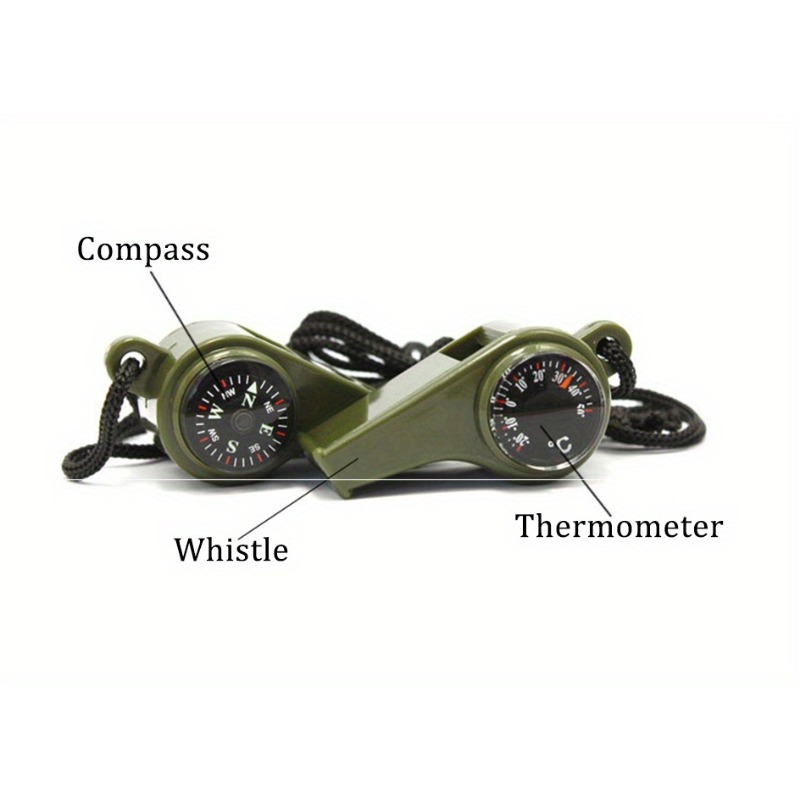 Three in One Survival Whistle  - đánh giá và giá First Aid Kit Camping
