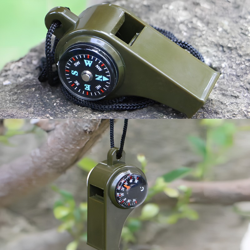 Three in One Survival Whistle  - đánh giá và giá First Aid Kit Camping