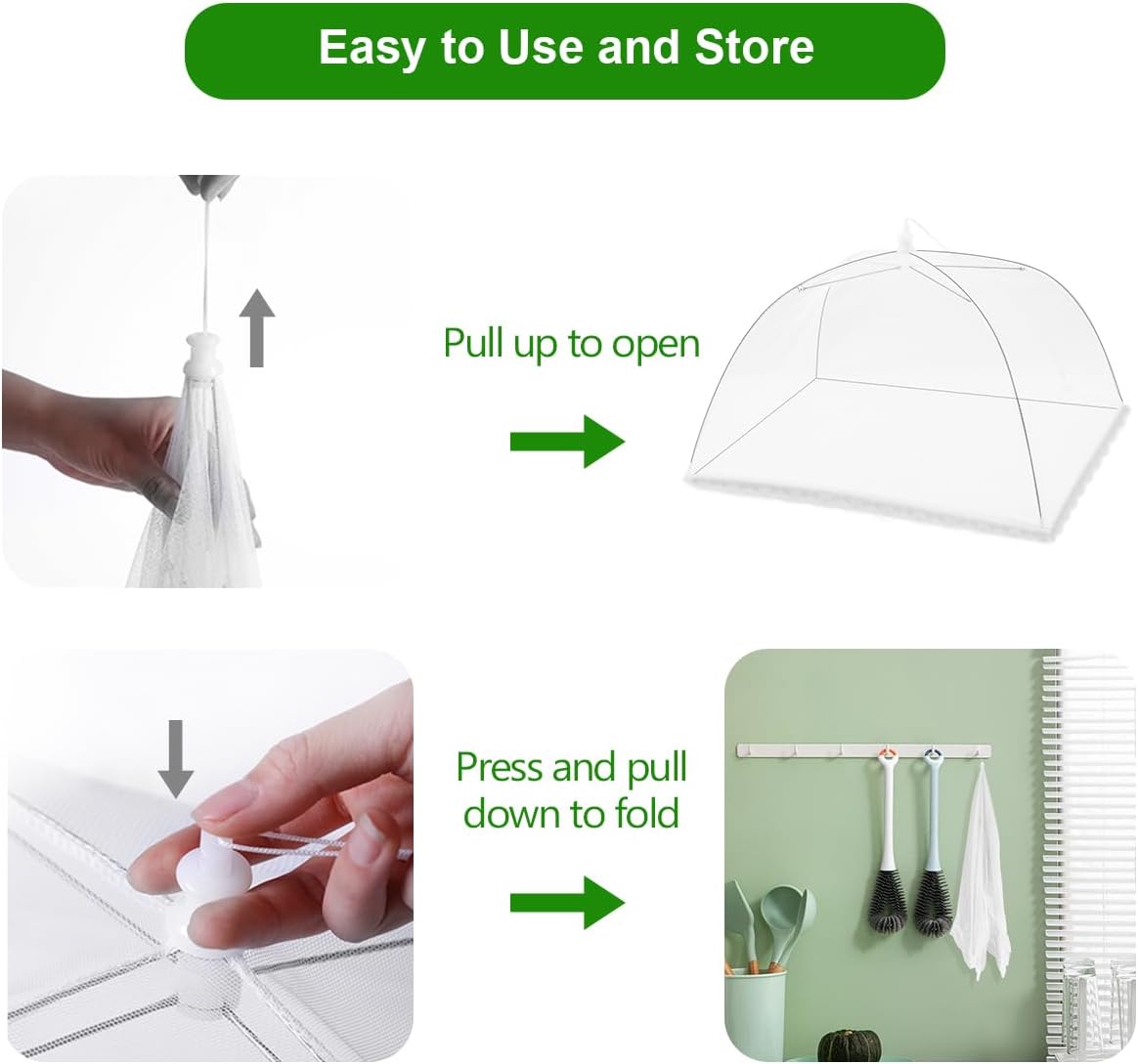 (6 Pack) Mesh Food Covers Tent - đánh giá và giá Outdoor Camping Umbrella