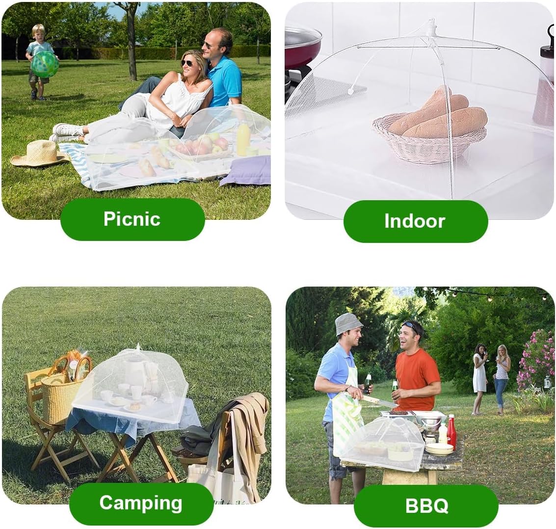 (6 Pack) Mesh Food Covers Tent - đánh giá và giá Outdoor Camping Umbrella