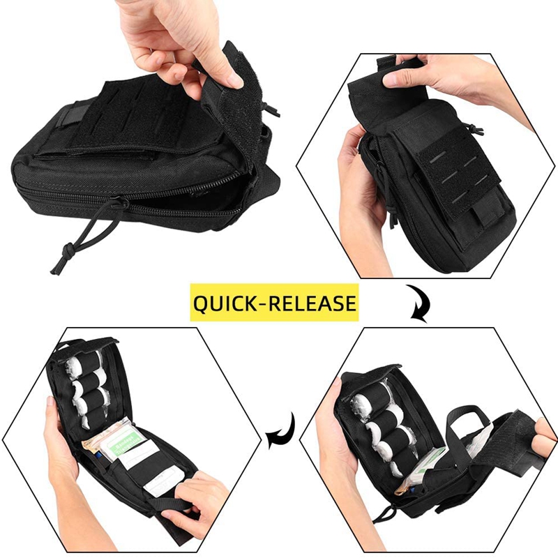 Chiến Thuật Molle Sơ Bộ Túi Y  - đánh giá và giá First Aid Kit Camping