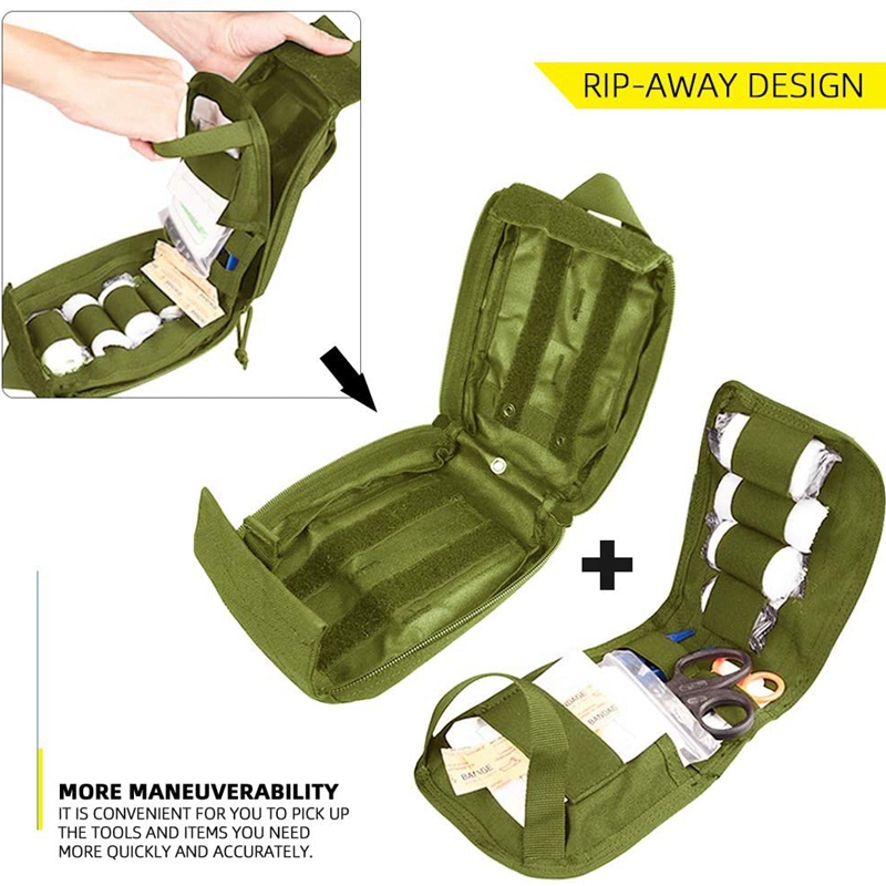 Chiến Thuật Molle Sơ Bộ Túi Y  - đánh giá và giá First Aid Kit Camping