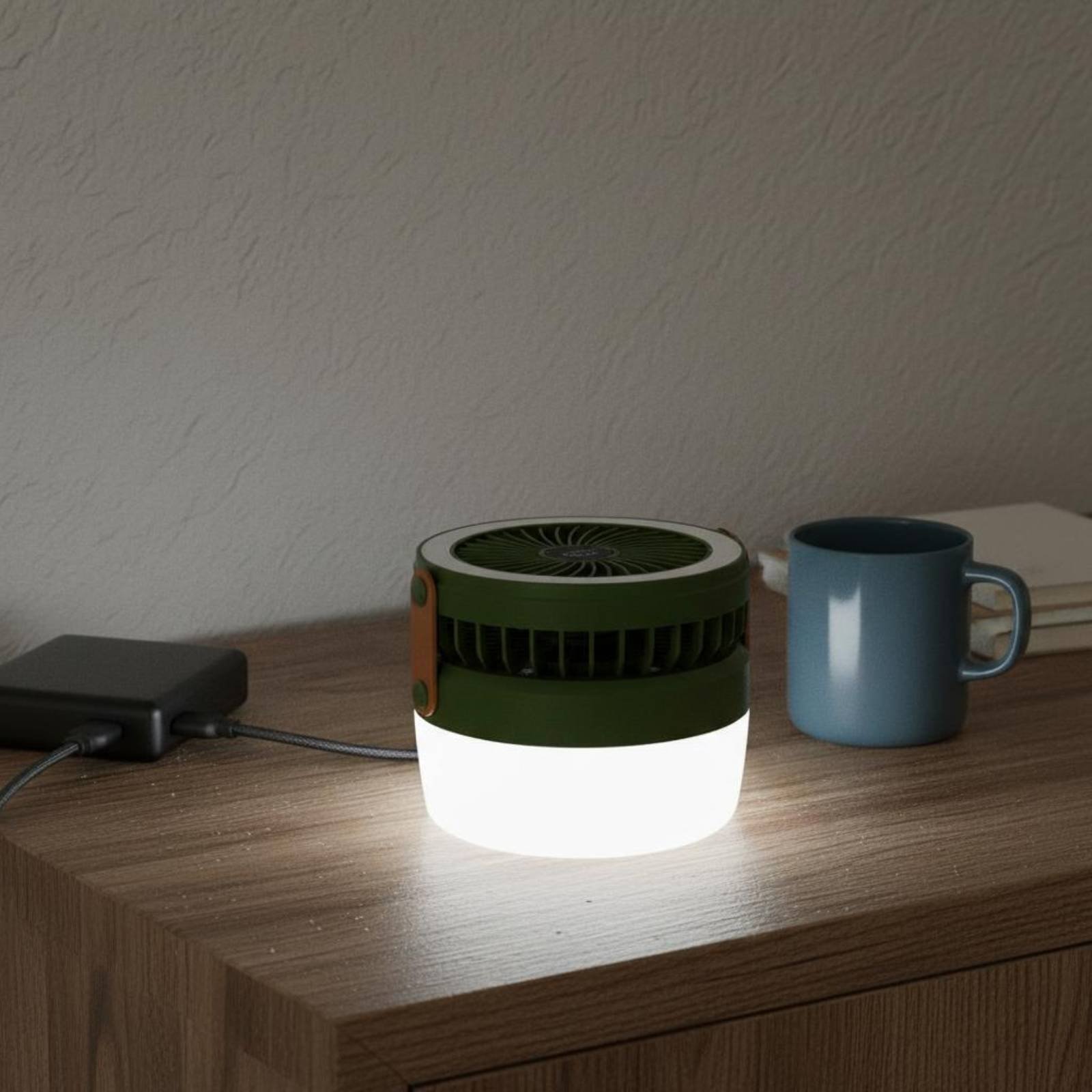Solar Camping Fan Lantern Fold - đánh giá và giá Outdoor Camping Fans