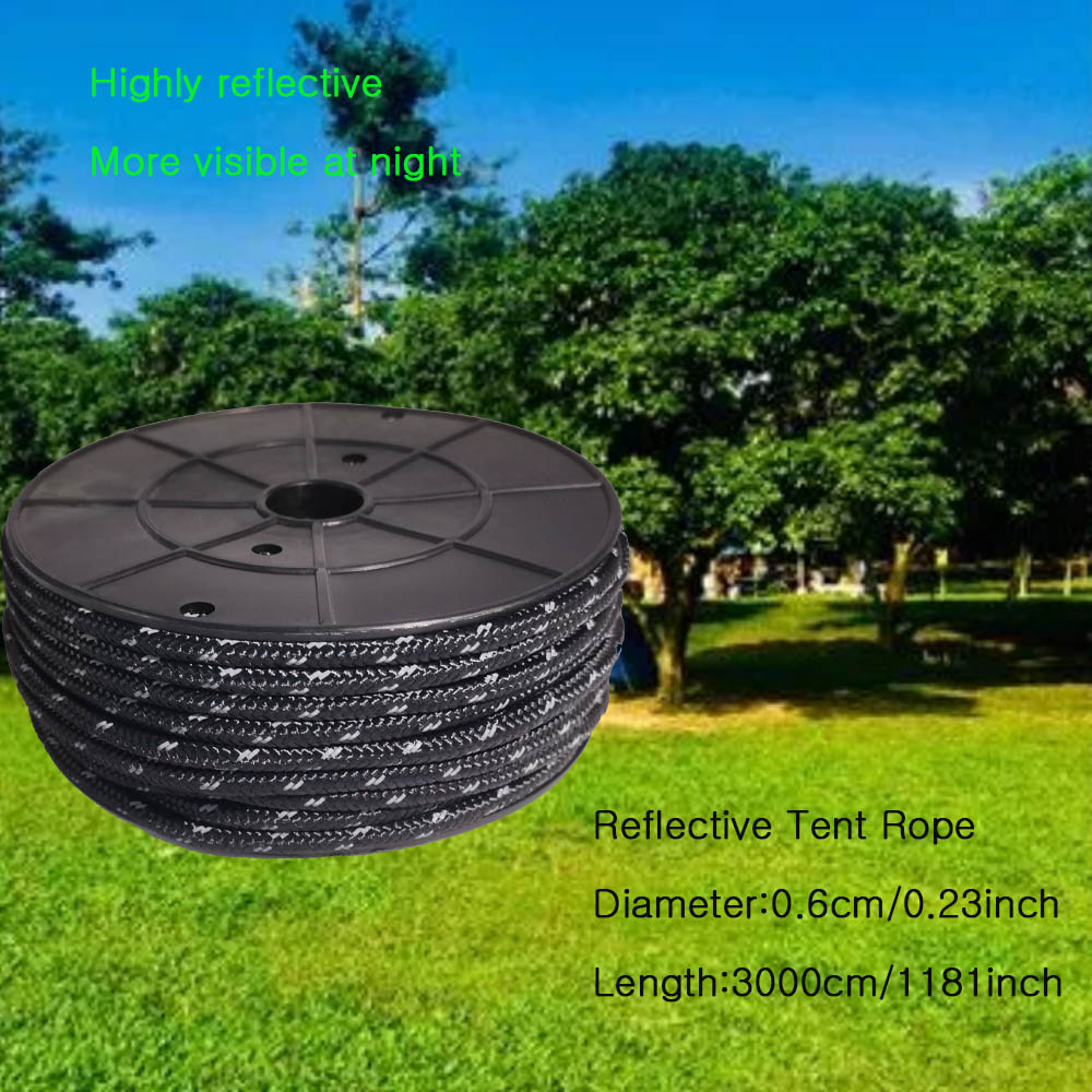 30M Reflective Paracord 6mm Pa - đánh giá và giá Outdoor Camping Umbrella