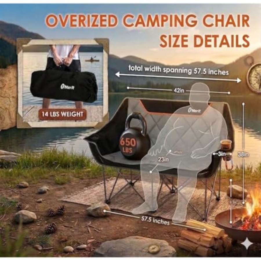 Oversized Fully Padded Camping - đánh giá và giá Camping Quad