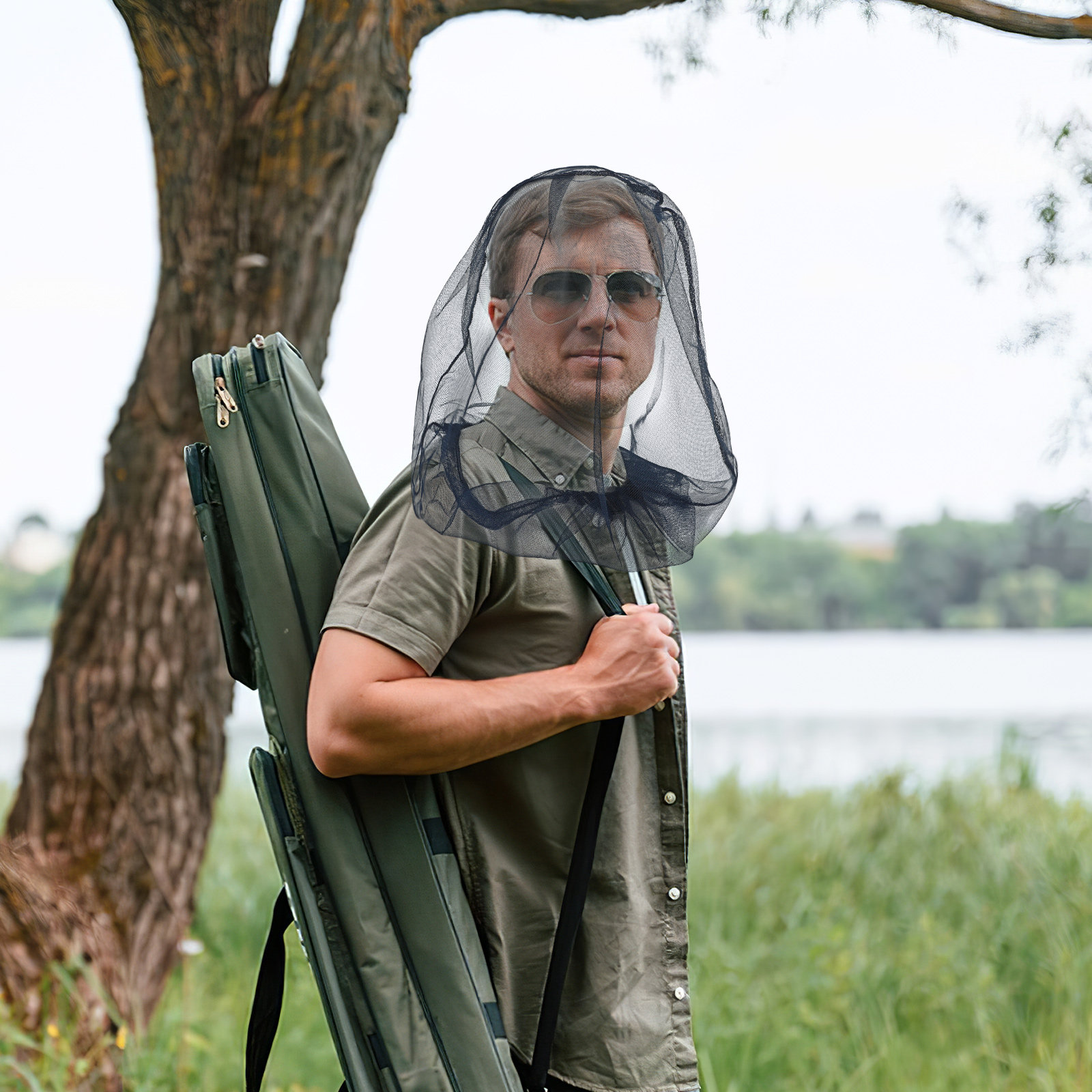 2Pcs Anti Mosquito Head Net Pr - đánh giá và giá Outdoor Camping Mosquito Net
