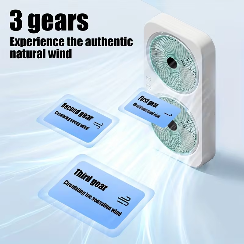 Dual Head USB Fan 360 Rotatabl - đánh giá và giá Outdoor Camping Fans