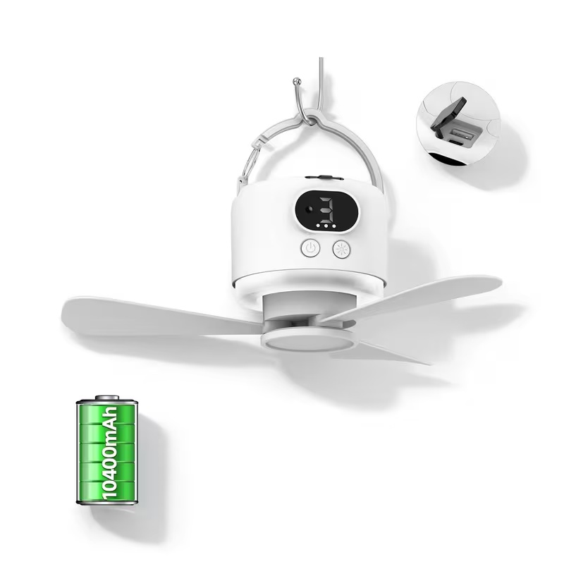 10400Mah Rechargeable Portable - đánh giá và giá Outdoor Camping Fans