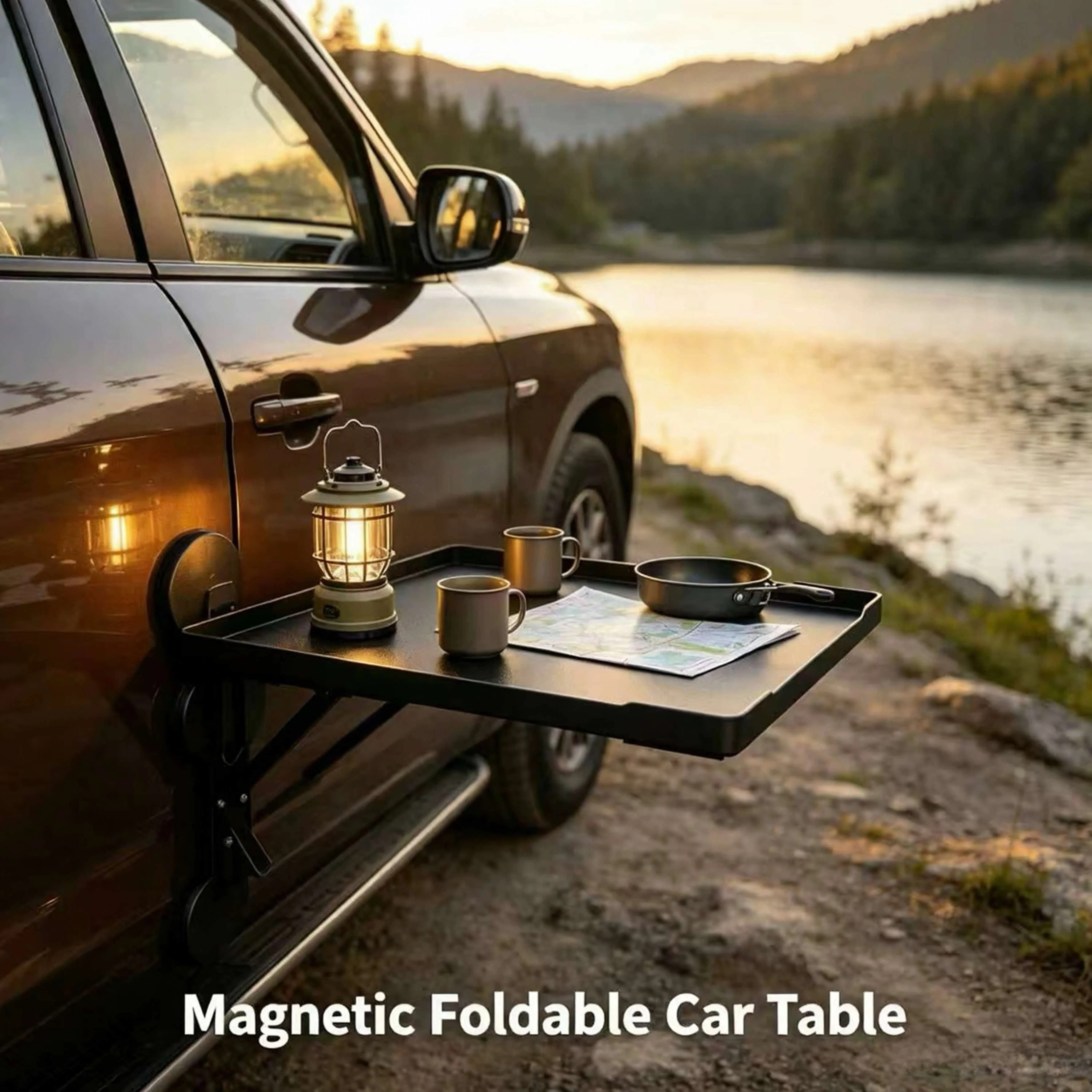 Portable Car Side Door Hanging - đánh giá và giá Outdoor Camping Table Foldable