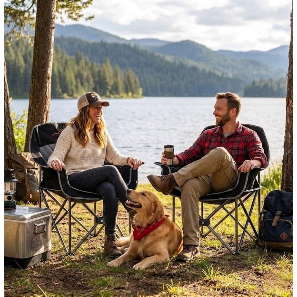 Oversized Padded Camping Chair - đánh giá và giá Camping Quad