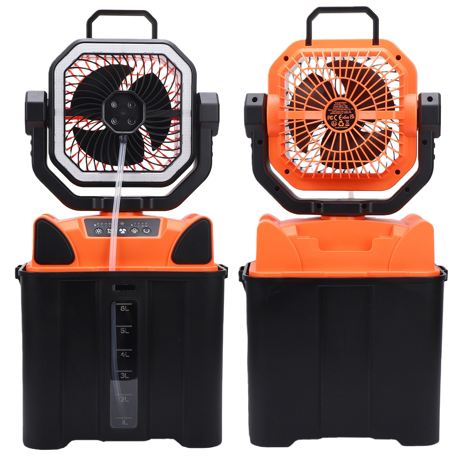 Rechargeable Camping Fan with  - đánh giá và giá Outdoor Camping Fans
