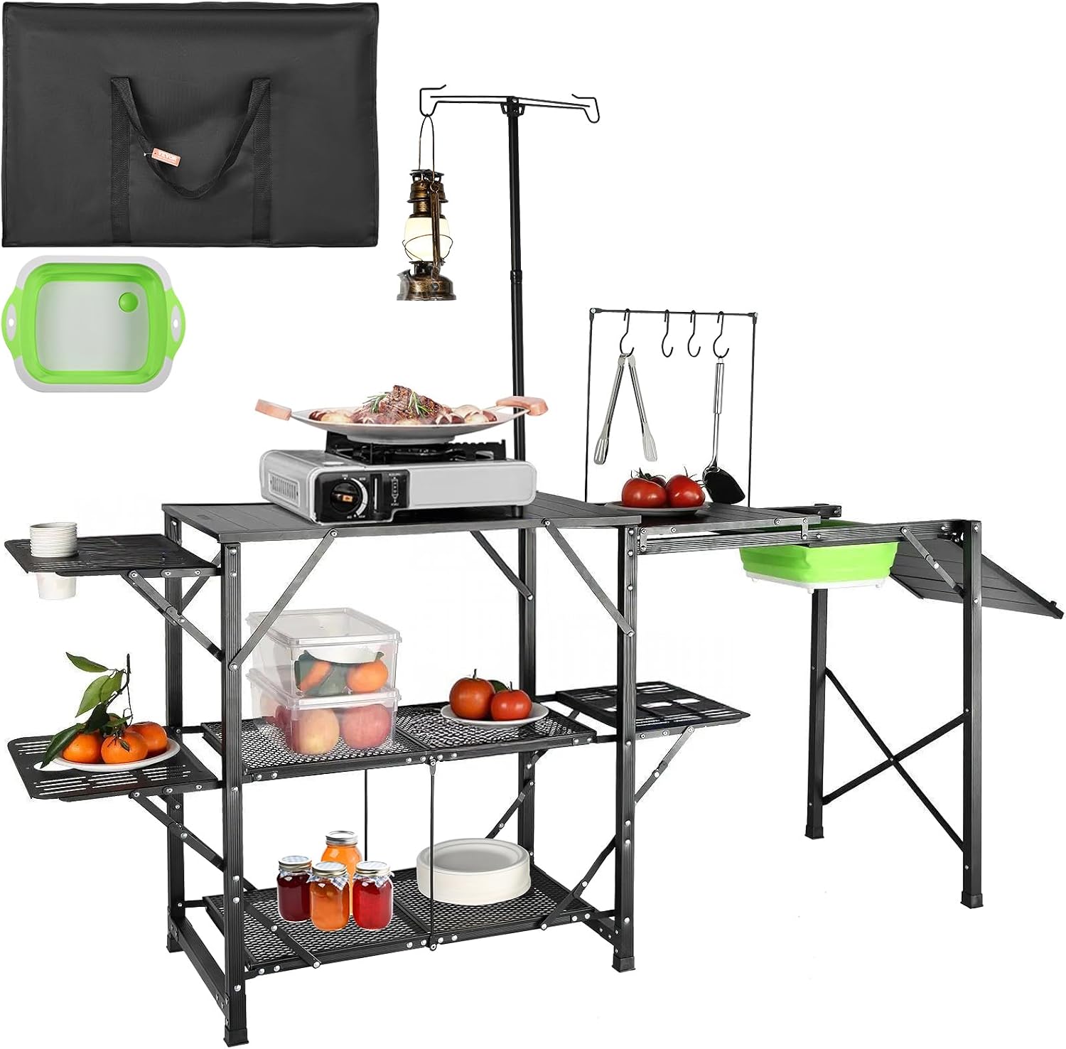 Camping Kitchen Table with Sin - đánh giá và giá Outdoor Camping Kitchen With Sink