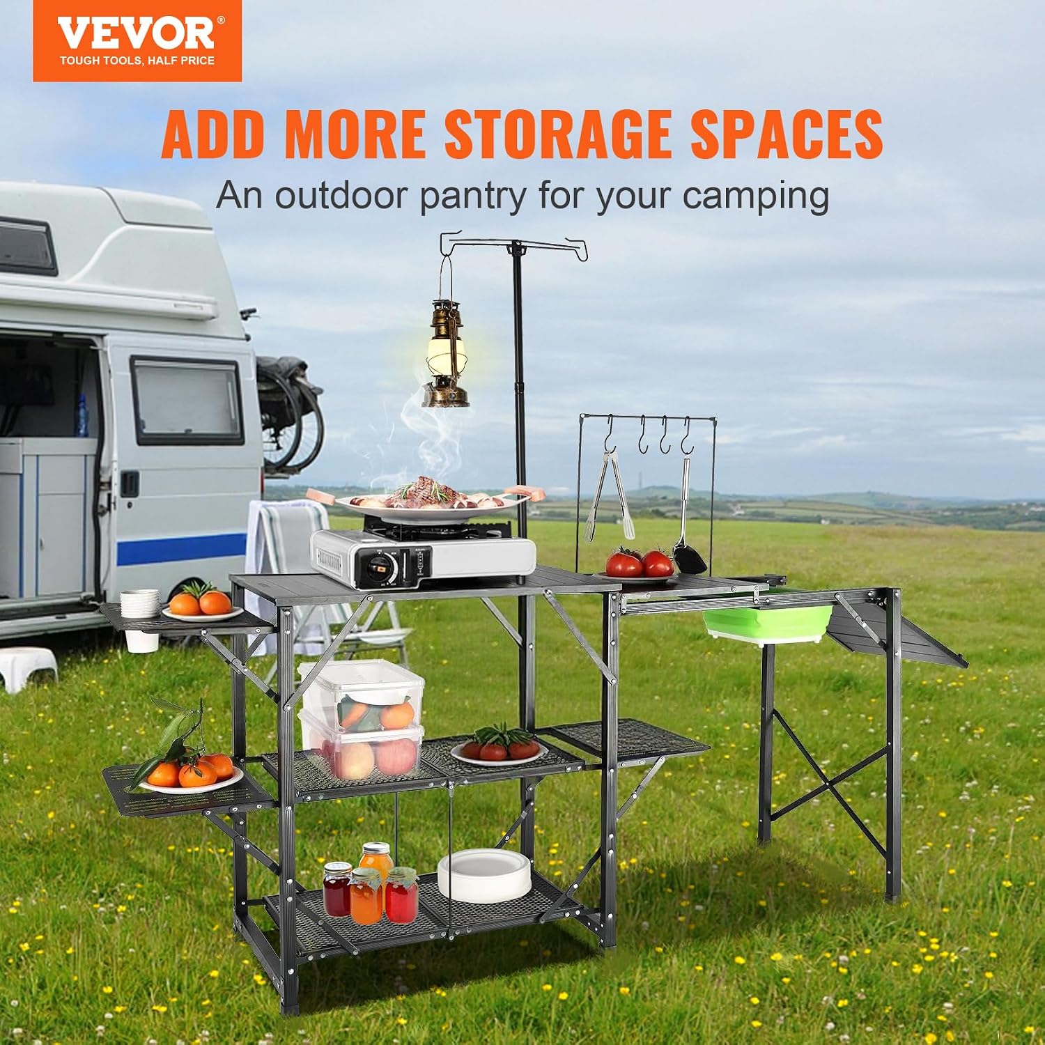 Camping Kitchen Table with Sin - đánh giá và giá Outdoor Camping Kitchen With Sink