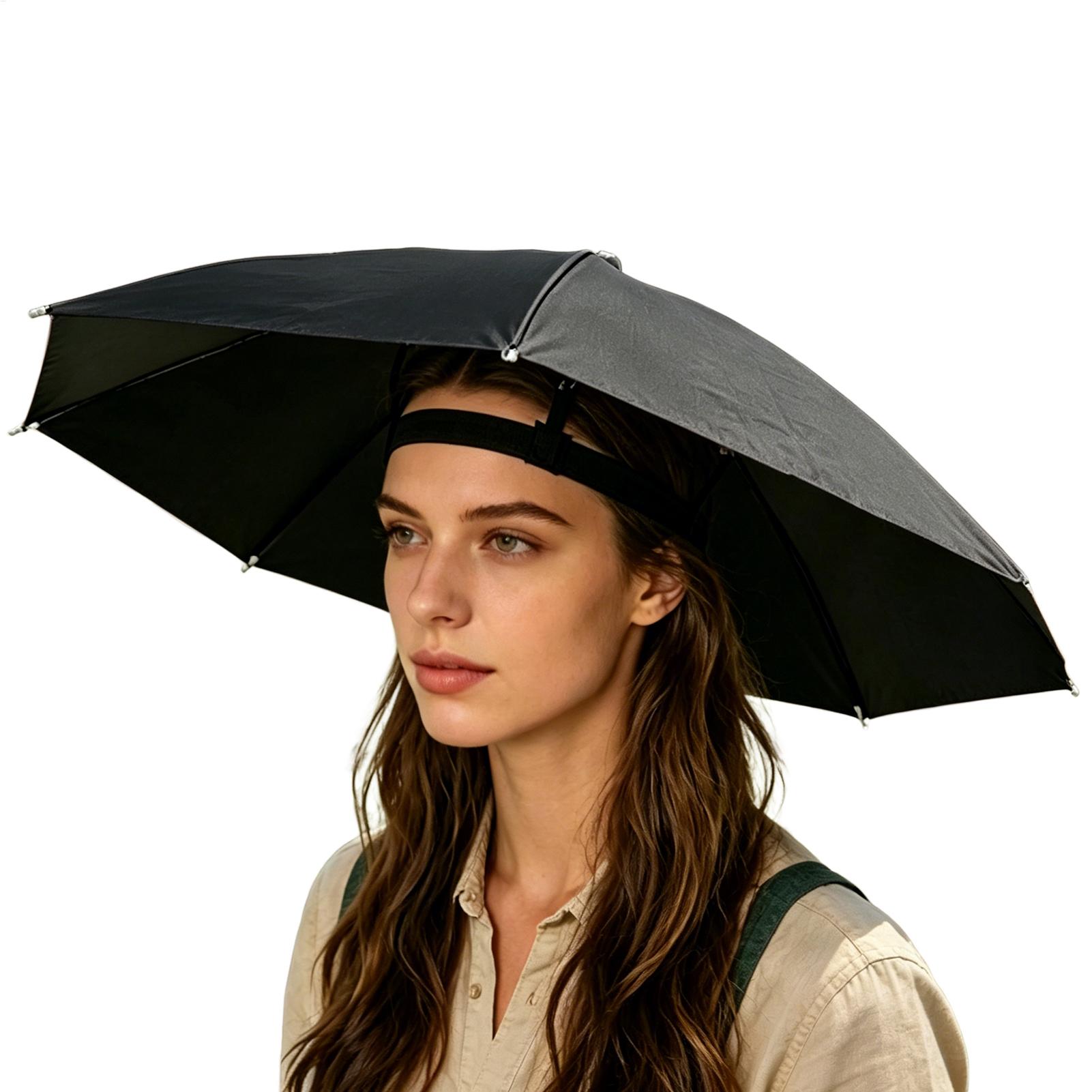 Folding Umbrella Hat Waterproo - đánh giá và giá Outdoor Camping Umbrella